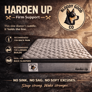image of mattress with dog logo